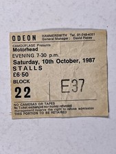 Billet Motorhead Lemmy Odeon