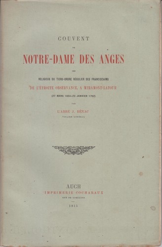 Abbé bénac couvent de - abbé, bÉnac,
