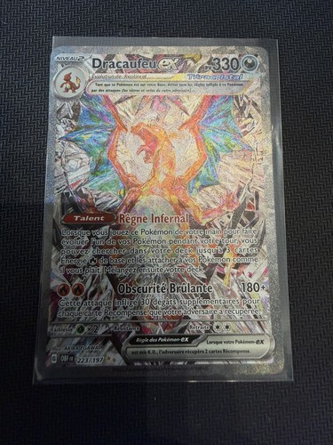 Carte pokémon dracaufeu ex - pokémon,