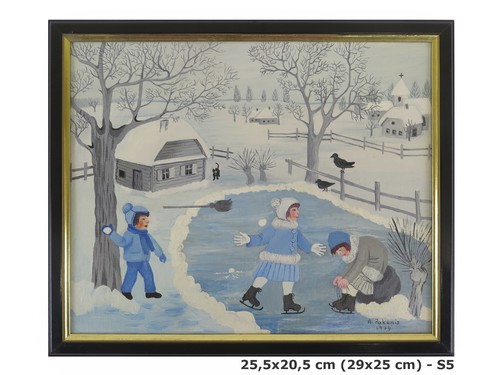 Tableau naif vintage pakenis - vintage,