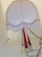 PIED DE LAMPE TORSADE BICOLORE