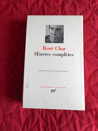 Pleiade rené char oeuvres - rené,