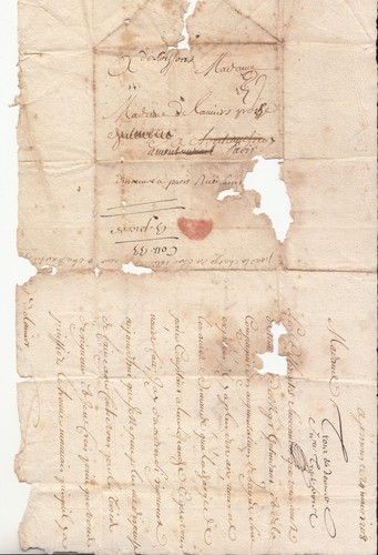 Lettre document - lettre, /