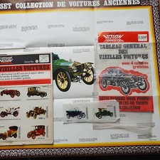 Decalcomanie transfert Letraset action transfers Tableau  des vieilles voitures