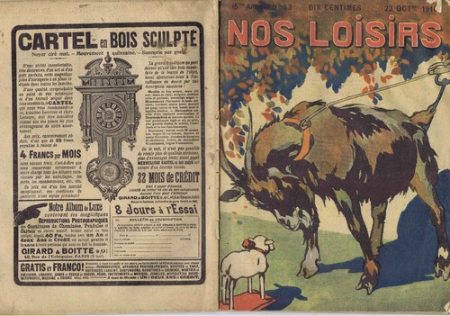 Nos loisirs 1910 chèvre - loisirs, 23/10/1910