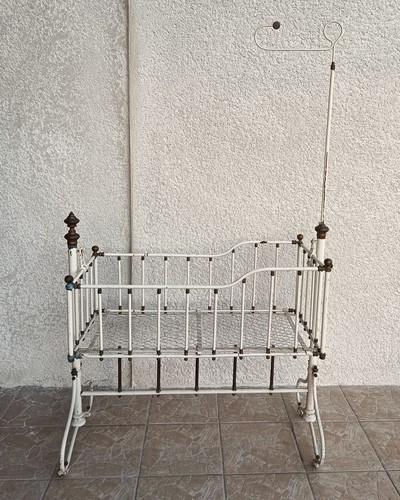 Berceau vintage lit bébé - vintage,