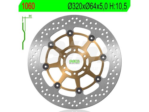 Disque frein avant bimota - de,