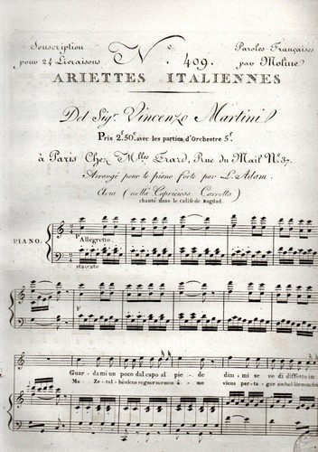 Partition xviiie chant - chant, &