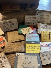 Lot de ressorts de réveil Pendules Horlogerie Pieces Détachées Watch Parts  H 8