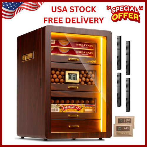 Desktop cigar humidor cabinet - cigar,