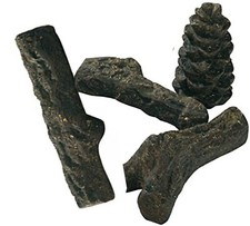 4 DEKO BOIS DES CHEMINÉES ETHANOL BIOETHANOL CHEMINEE FIREPLACE DEKO WOOD Bûches