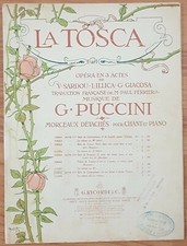 LA TOSCA Opéra 3 Actes