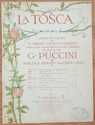 Tosca opéra actes - tosca, 3