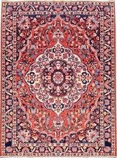 Tapis D'orient Ïran BAKTHIAR : 3.20 x 2.07 Mètres - Fait main en laine