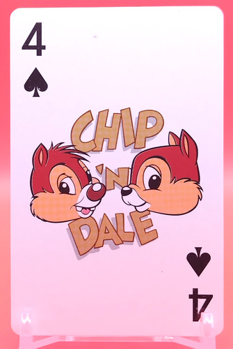 Carte jouer disney chip - à,
