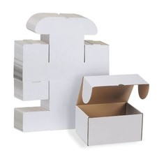 Boite Carton Expédition 20.3x15.3x10.2 cm Lot de 25 Boites Carton en Blanche