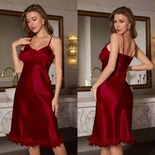 Chemise de Nuit Nuisette Rouge