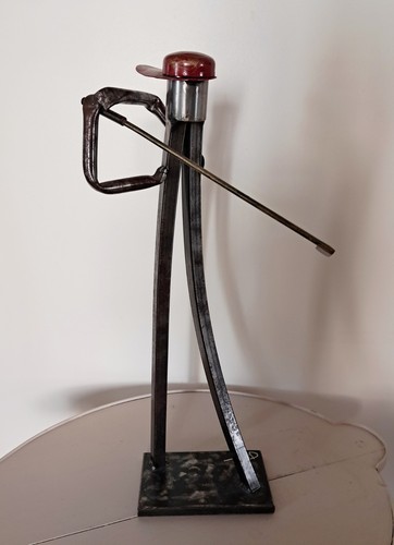 Sculpture golfeur métal - sculpture,