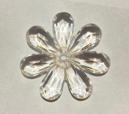 Pampille fleur cristal - en,
