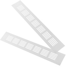  2 Pcs Grille D'aération Soupirail Bouche Pour Meuble Calandre De Ventilation