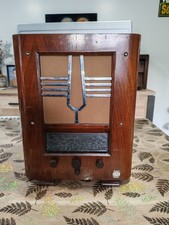 Ancien Poste TSF bois DUCRET ET THOMSON A Lampes 1920 30's 