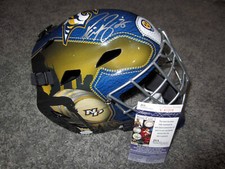 Pekka Rinne Nashville Predators Signé Dédicacé Gardien Masque Avec / JSA COA