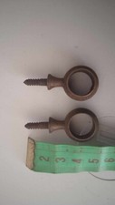 2 ancien crochets  laiton
