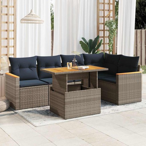 Salon jardin avec coussins - de,