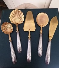Service à gâteaux argent