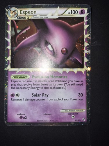 Carte pokémon espeon - carte,