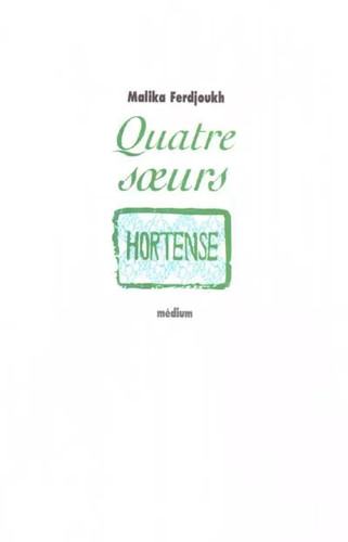Quatre soeurs tome - soeurs,,