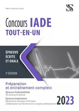 Concours IADE 2023 - tout-en-un : Epreuve écrite et orale, Marie-Jeanne Lorson