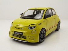 Fiat 500E Abarth 2024 Jaune Modèle Réduit 1:18 MCG