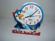 ancien plv montre kinder ferrero / publicitaire / en carton / testé ok 