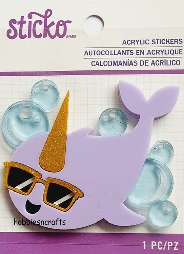 Narval sticko acrylique - narval,