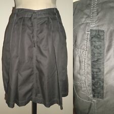 Jupe Genou IKKS en grand 38 (voir 40) Grise Jeu de ceinture TBE