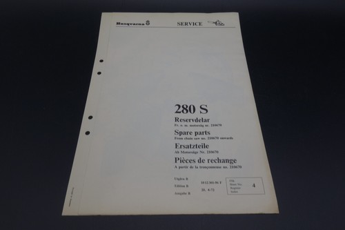 Husqvarna tronçonneuse 280 - 280, s