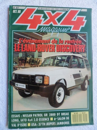 4x4 magazine 10 1989 - magazine, 10/1989