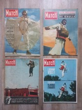 Lot 4 Paris Match  l'homme oiseau / l'homme Vole - numéros  58 - 373 - 637 - 916