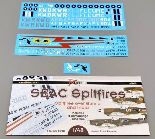 Dkdecals seac spitfires - 1:48,