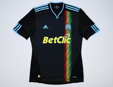 OLYMPIQUE DE MARSEILLE 2010-11 THIRD SHIRT - MAILLOT VINTAGE ADIDAS OM CLIMACOOL