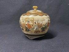 Brule parfum encens en faïence de Satsuma époque Meiji Japon