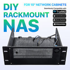 2U Rackmount NAS Case - 10-Inch Network Rack - Mini-ITX Motherboard - DIY