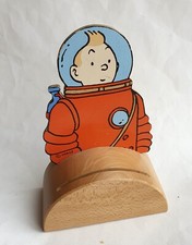 TIRELIRE TINTIN cosmonaute VILAC 1991 - Hergé (sans clé)