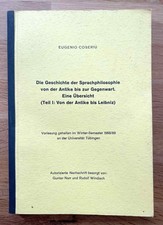 Die Geschichte der Sprachphilosophie von der Antike bis zur Gegenwart (Teil 1)