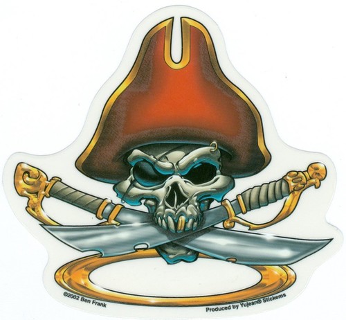 Ben frank fierce crâne - crâne, pirate