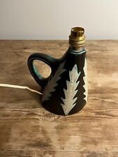 Lampe en céramique signée à la main par le célèbre céramiste Charles Voltz