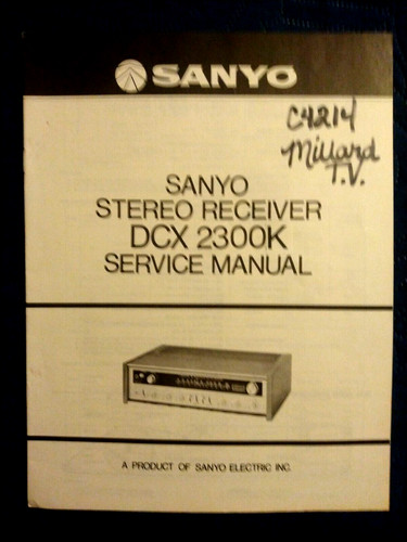 Sanyo dcx2300k dcx 2300k - dcx2300k,