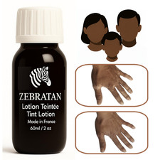 Zebratan Marron Profond – Lotion de maquillage mixte du vitiligo visage, corps