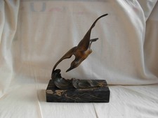 ANN DE KOTE,BRONZE,MOUETTE,SIGNE,EPOQUE ART DECO